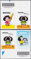 Italy/Italia 2021 Comics Cartoons Animation Mafalda/Child 2v + Labels MNH - Disney