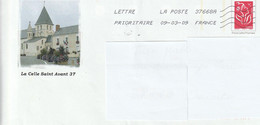 LETTRE CIRCULÉE PRÊT A POSTER -DEP. 37- LA CELLE- SAINT- AVANT -REPIQUAGE MARIANNE LAMOUCHE - REF MS - Prêts-à-poster:Overprinting/Lamouche