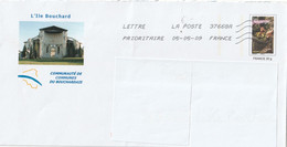 LETTRE CIRCULÉE PRÊT A POSTER -DEP. 37- L' ILE-BOUCHARD -REPIQUAGE VENDANGES - REF MS - PAP : Bijwerking /Lamouche