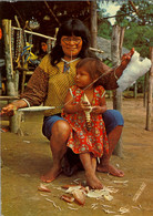 PERÚ , T.P. CIRCULADA , AMAZONIA PERUANA , INDIA JÍBARO HILANDO - Perú