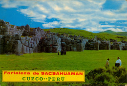 PERÚ , T.P. CIRCULADA , CUZCO - MODERNAS VISTAS DE LAS RUINAS DE SACSAHUAMÁN - Peru