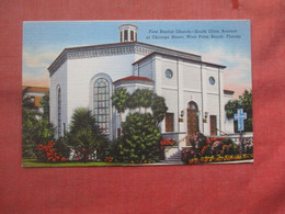 First Baptist Church.West Palm Beach   Florida      Ref  5394 - West Palm Beach