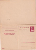 DDR  ENTIER POSTAL/GANZSACHE/POSTAL STATIONERY CARTE AVEC REPONSE - Cartes Postales - Neuves