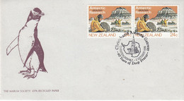 New Zealand 1995 40Y Of Deep Freeze Ca Christchurch Antarctic Gateway 2 October 1995 (GPA131C) - Événements & Commémorations