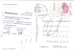 MONACO 2007 €0,60 RALLYE DE MONTE-CARLO CARTOLINA PER ITALIA - Storia Postale