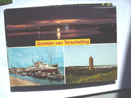 Nederland Holland Pays Bas Terschelling Met Fraai 3-Luik - Terschelling