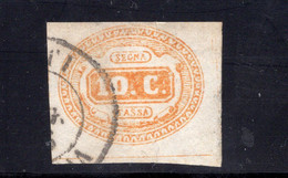 Regno D'Italia (1863) Segnatasse N. 1 Ø (firmato Romolo Mezzadri) - Taxe