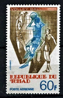 REPUBLIQUE Du TCHAD : Poste Aérienne N° 209 " Le Volley Ball"  . Neuf Sans Charnière 1974 - Postwaardestukken