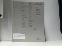 Der Architekt 8 August 2000 - Architecture