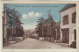 65     Tournay  -   Entree De La Ville  Et Pont Sur L'arros - Tournay