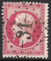 France-Yvert  N°24 Oblitéré Gros Chiffre 31 Aime Savoie - 1849-1876: Période Classique