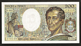 200 Francs "MONTESQUIEU"     1985   UNC - 200 F 1981-1994 ''Montesquieu''