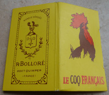 Carnet De Papier à Cigarettes "  LE COQ FRANÇAIS   "  R. Bolloré -  Odet Quimper - Estuches Para Cigarrillos (vacios)