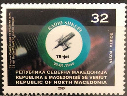 MACEDONIA NORTH 2020 - 75th ANN. OF RADIO SKOPJE ON ALBANIAN LANGUAGE MNH - Macedonië
