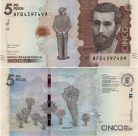 COLOMBIA       5000 Pesos       P-459[d]       24.7.2018     UNC - Colombia