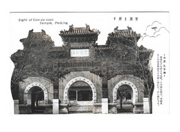 Cpa - Chine - Pekin - Sight Of Con-zu-cian Temple - China