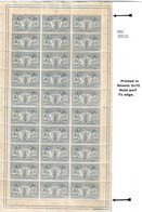 NOUVELLES HEBRIDES (New Hebrides) - YT 40 - 1911 - Feuille Entière (30 Timbres) - (complete Sheet Of 30) - Altri & Non Classificati