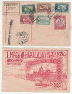 Hongrie // Magyar Posta // Carte Par Avion , Légiposta Esztergom-Budapest - Lettres & Documents