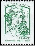 France Marianne De Ciappa Et Kawena N° 5017.** Roulette (verte) Jusqu'à 20g - 2013-... Marianne De Ciappa-Kawena