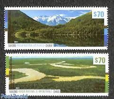 ARGENTINA 2021, UPAEP ISSUE 2021, LANDSCAPES AND MOUNTAINS, TOURISM SET OF 2 MNH - Ungebraucht