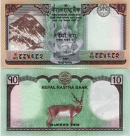 NEPAL       10 Rupees        P-77[b]       2020 / BS 2076      UNC  [ Sign. 21 ] - Népal