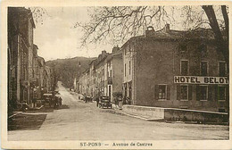 - Herault - Ref-A796- Saint Pons - St Pons - Avenue De Castres - Hotel Belot - Hotels - - Saint-Pons-de-Mauchiens