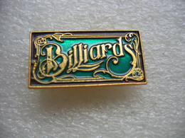 Pin's Table De Billard - Billiards