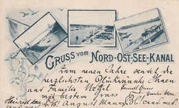 AK Gruss Vom Nord-Ost-See-Kanal - Kiel 1898 (58897) - Otros