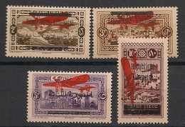 GRAND LIBAN - 1928 - Poste Aérienne PA N°Yv. 25 à 28 - Série Complète - Neuf Luxe ** / MNH / Postfrisch - Aéreo