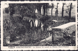 Delcampe - +++ CPA - FOUCHES HACHY - Habay - La Semois En Amont Du Moulin Marie Thérèse   // - Habay
