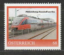 Österreich Personalisierte BM Philatelietag Neusiedl Am See Schnellbahn ** Postfrisch - Private Stamps
