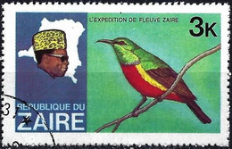 Zaire 1979 - Mi 590 - YT 927 ( Regal Sunbird ) - Used Stamps
