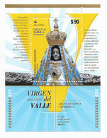 ARGENTINA 2019,  VIRGIN OF CATAMARCA VALLEY 400 YEAR 1 SOUVENIR SHEET MNH VF - Unused Stamps