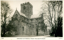 CUMBRIA - CARLISLE CATHEDRAL FROM THE SOUTH WEST RP Cu488 - Carlisle