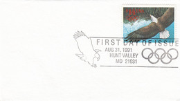 Sc#2542, $14.00 International Express Rate First Day Of Issue Cover, 1991 FDC - 1991-2000