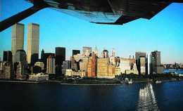 ► Avion Monoplan - Photograph Gail Greig - NYC World Trade Center - Lower Manhattan   Aerial View Over Twin Towers - World Trade Center