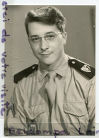 - Belle Photo D'un Militaire, Aviateur ?,  Mr LECLEREQ ,? Photographe De Roubaix,  Années 1960, TBE, Scans, - Geïdentificeerde Personen