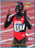 MARIA MUTOLA - MOZAMBIQUE (800 M) - 1995 WORLD CHAMPIONSHIPS IN ATHLETICS Trading Card * Athletisme Athletik Atletica - Trading-Karten
