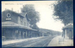 Cpa Du 01  Montluel     -- La Gare    JA22-37 - Montluel