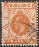 HONG KONG   SCOTT NO 112   USED   YEAR  1912  WMK-3 - Usados