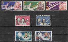 1963-70 Cuba Espacio  7v - Amérique Du Nord