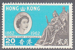 HONG KONG   SCOTT NO  201  MINT HINGED  YEAR  1962 - Ongebruikt