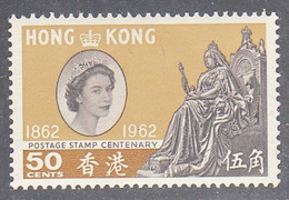 HONG KONG   SCOTT NO  202  MINT HINGED  YEAR  1962 - Nuovi