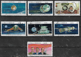 1972 Cuba Espacio  7v. - América Del Norte