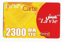 ALGERIE Recharge DJEZZY 2300 DA - Algeria