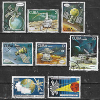 1978 Cuba Espacio  8v. - Amérique Du Nord