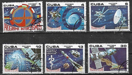 1980 Cuba Espacio  6v. - América Del Norte