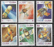 1983 Cuba Espacio  6v. - América Del Norte