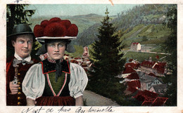 Triberg - Schwarzwaldtrachten I. Gutachtal - Couple En Costume Traditionnel - Triberg
