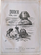 Punch, Or The London Charivari Vol CXV - 1898 -  Complete Magazine 12 Pages - Autres & Non Classés